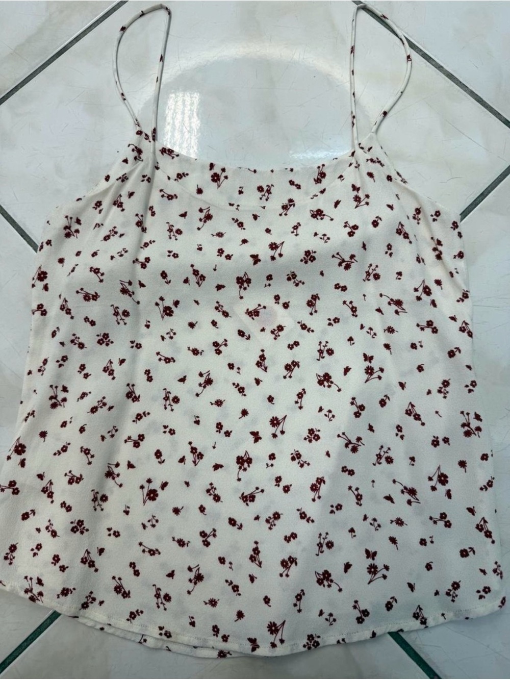 Reformation Floral Tank Top Sz XS